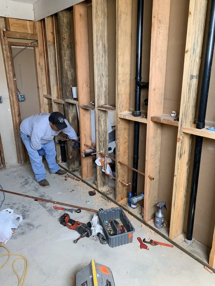 Commercial rough-in plumbing for Water Heater Replacement in New Carrollton